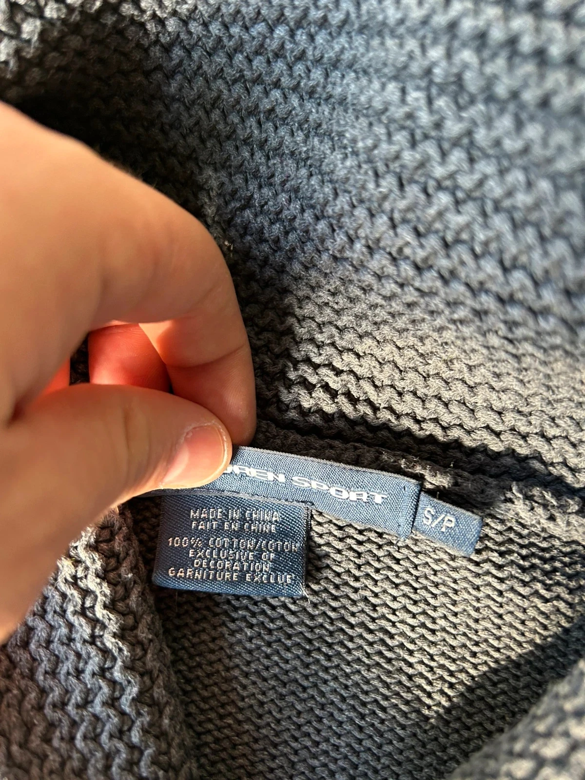 Zwarte polo trui met rolkraag Ralph Lauren – photo 7